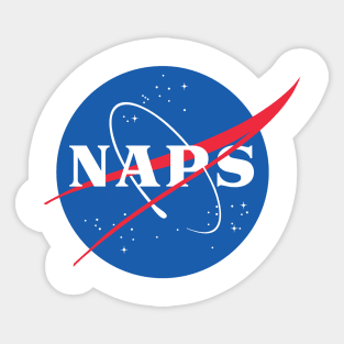 NAPS / NASA Bedtime Logo Parody Sticker